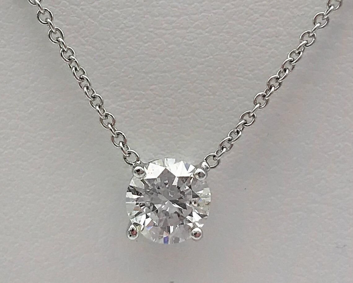 Eternal Spark Solitaire Necklace